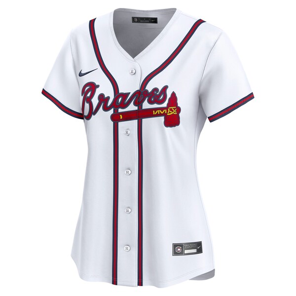 Ozzie Albies Atlanta Braves Nike Women's Home Limited Player Jersey – White