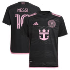 Lionel Messi Inter Miami CF adidas Youth 2024 La Noche Replica Player Jersey - Black