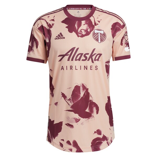 Evander Portland Timbers adidas 2024 Heritage Rose Kit Authentic Player Jersey - Pink