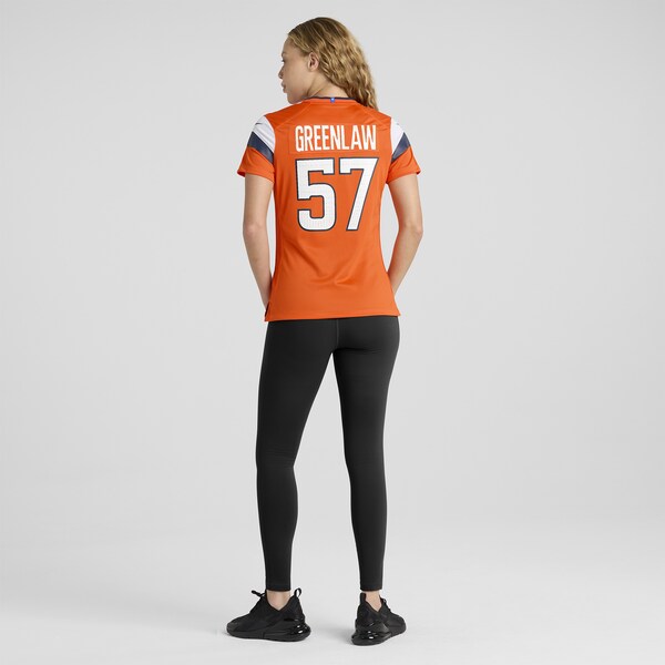 Dre Greenlaw Denver Broncos Nike Women's Team Game Jersey -  Orange