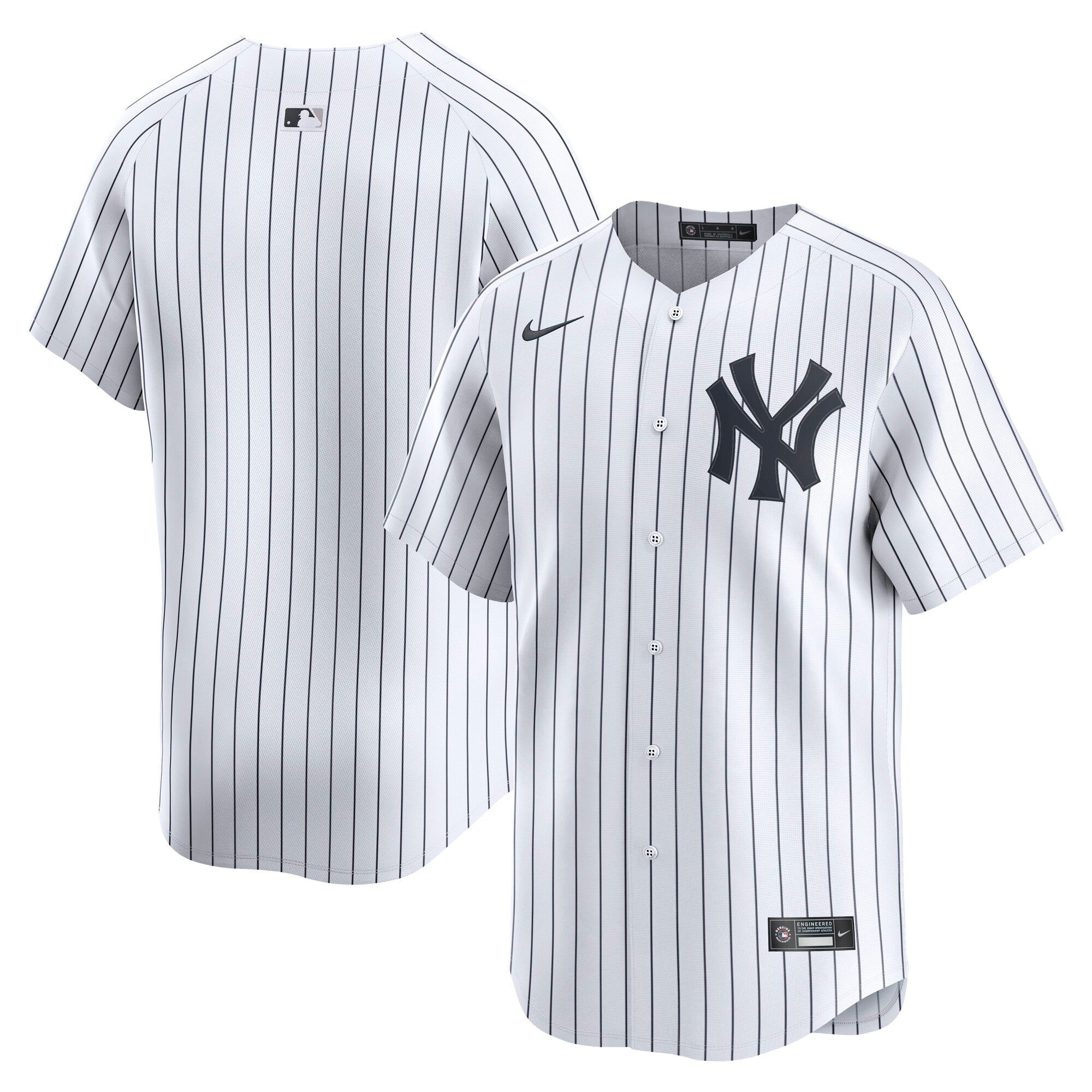 New York Yankees Nike Away Limited Jersey - Gray/White