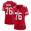 Jaylon Moore San Francisco 49ers Nike Women's  Game Jersey -  Scarlet