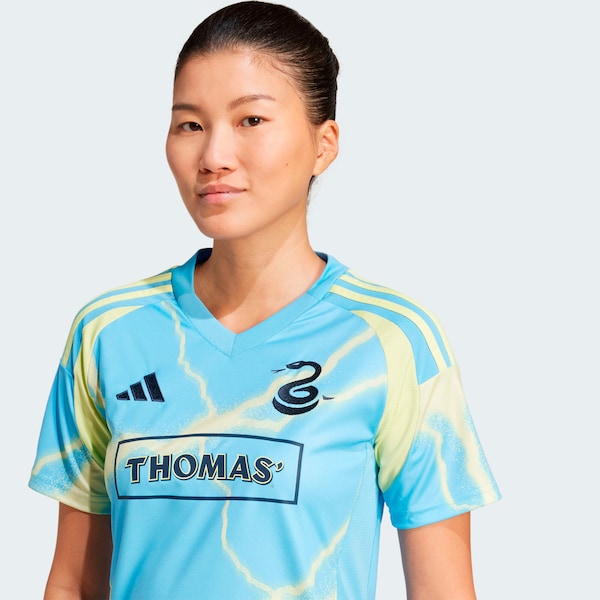 Philadelphia Union adidas Women's 2025 The Voltage Kit Replica Jersey - Blue