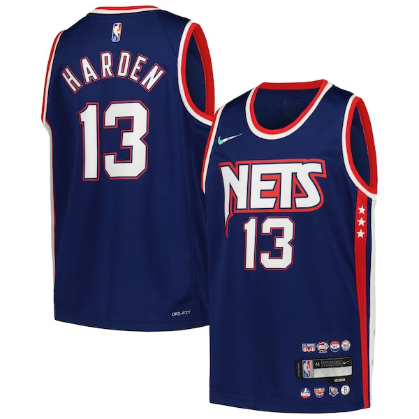James Harden Brooklyn Nets Nike Youth Swingman Jersey - City Edition - Navy