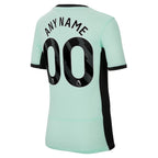 Chelsea Nike Youth 2023/24 Third Stadium Replica Custom Jersey - Mint