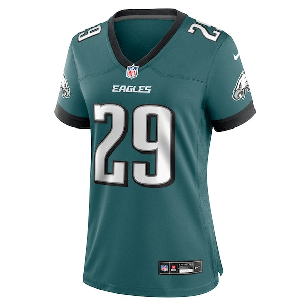 Avonte Maddox Philadelphia Eagles Nike Women's Team Game Jersey - Midnight Green