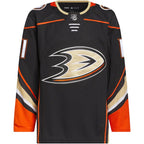 Trevor Zegras Anaheim Ducks adidas Home Primegreen Authentic Player Jersey - Black