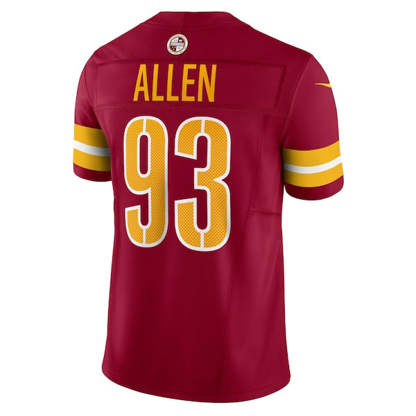 Jonathan Allen Washington Commanders Nike Vapor F.U.S.E. Limited Jersey - Burgundy/Black
