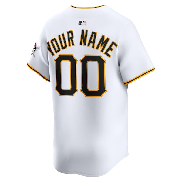 Pittsburgh Pirates Nike Home Limited Custom Jersey - White