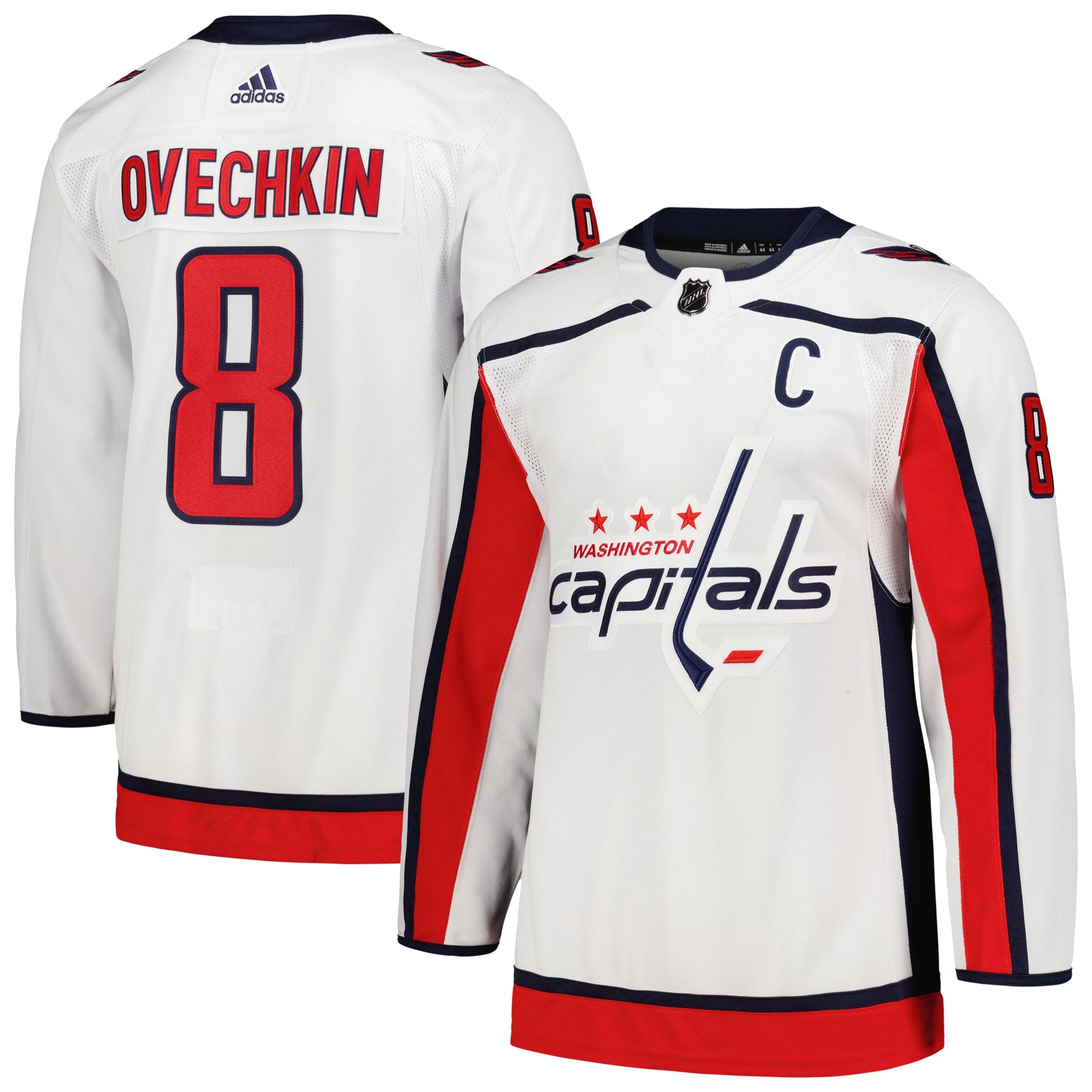 Alexander Ovechkin Washington Capitals adidas Alternate Primegreen Authentic Player Jersey - Navy/Red/White