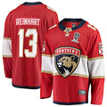 Sam Reinhart Florida Panthers  2025 Stanley Cup Champions Breakaway Jersey - Red