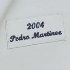 Pedro Martinez Boston Red Sox 2004 Cooperstown Collection Authentic Throwback Jersey - Gray