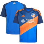 FC Cincinnati adidas Youth 2025 Orange and Blue Legacy Kit Replica Jersey - Blue