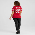Ross Dwelley San Francisco 49ers Nike Women's Team Game Jersey -  Scarlet