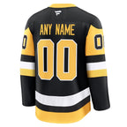 Pittsburgh Penguins  Home Premium Custom Jersey - Black/White