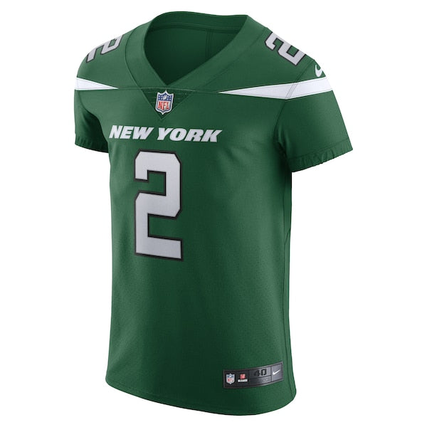 Zach Wilson New York Jets Nike Vapor Elite Jersey - Gotham Green/Black