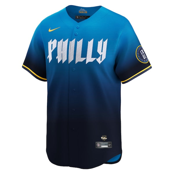 Philadelphia Phillies Nike 2024 City Connect Custom Limited Jersey - Blue