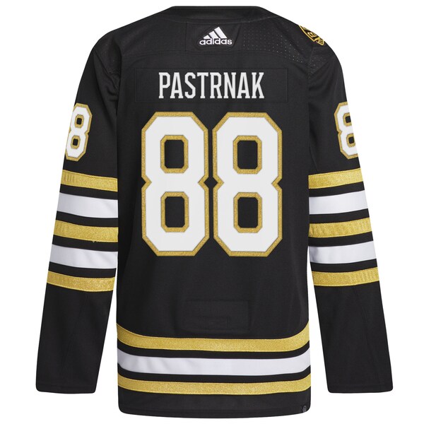 David Pastrnak Boston Bruins adidas  Primegreen Authentic Player Jersey - Black/White