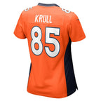 Lucas Krull Denver Broncos Nike Women's Team Game Jersey -  Orange