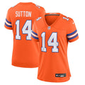 Courtland Sutton Denver Broncos Nike Women's Mile High Collection 1977 Throwback Player Game Jersey - Orange