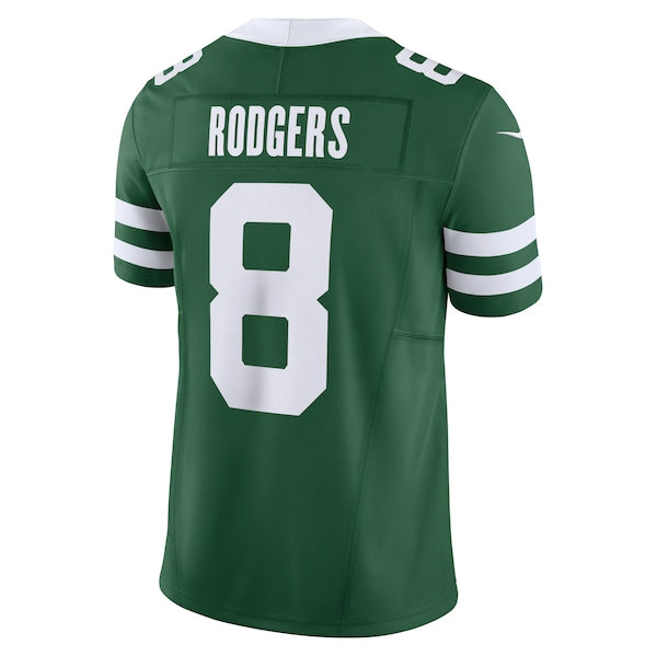 Aaron Rodgers New York Jets Nike Vapor F.U.S.E. Limited Jersey - Legacy Green