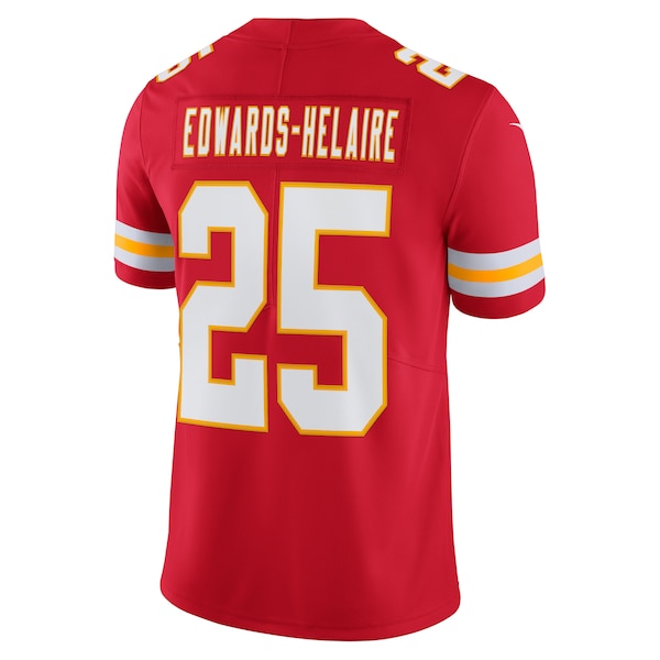 Clyde Edwards-Helaire Kansas City Chiefs Nike Vapor Limited Jersey - Red/White