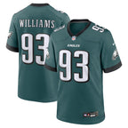 Milton Williams Philadelphia Eagles Nike Team Game Jersey - Midnight Green