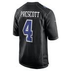 Dak Prescott Dallas Cowboys Nike Fashion Game Jersey - Carbon Black