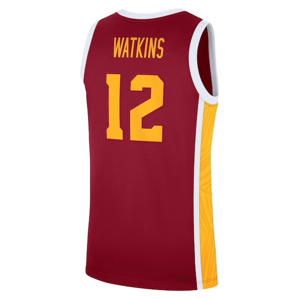 Men's Nike JuJu Watkins Cardinal USC Trojans Replica Basketball Jersey