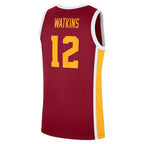 Men's Nike JuJu Watkins Cardinal USC Trojans Replica Basketball Jersey