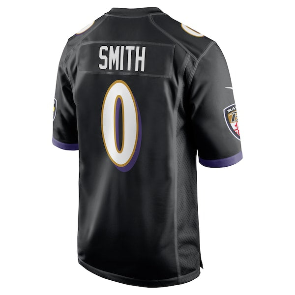 Roquan Smith Baltimore Ravens Nike Team Game Jersey - Black/Purple/White