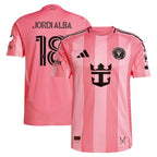 Jordi Alba Inter Miami CF adidas 2025 Euforia Authentic Player Jersey - Light Pink