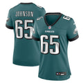 Lane Johnson Philadelphia Eagles Nike Women's Team Game Jersey - Midnight Green