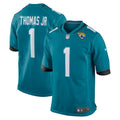 Brian Thomas Jr Jacksonville Jaguars Nike 2024 NFL Draft First Round Pick Player Game Jersey - Teal