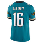 Trevor Lawrence Jacksonville Jaguars Nike Prowler Throwback Vapor F.U.S.E. Limited Jersey - Teal