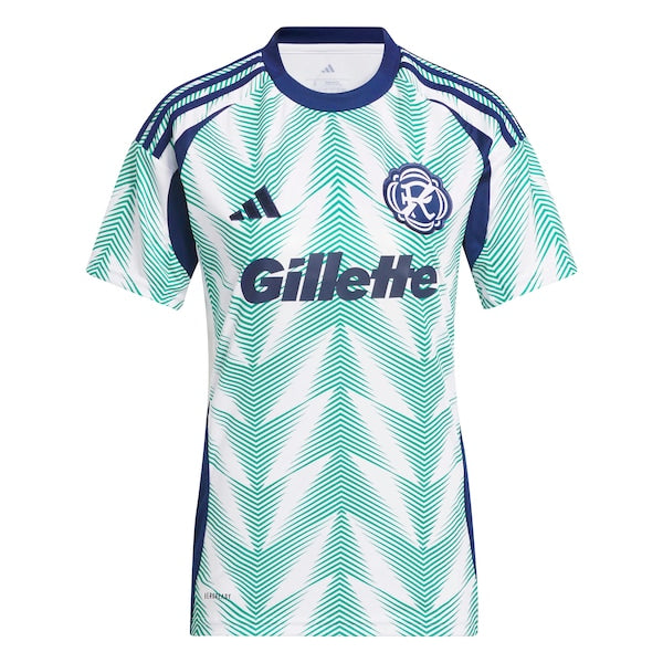New England Revolution adidas Women's 2025 Eastern White Pine x Flag of New England Replica Custom Jersey - White