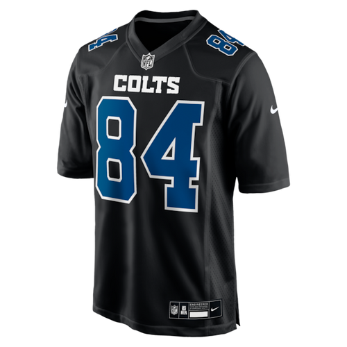 Men's Nike Tyler Warren Carbon Black Indianapolis Colts Fashion Game Jersey - Black/White
