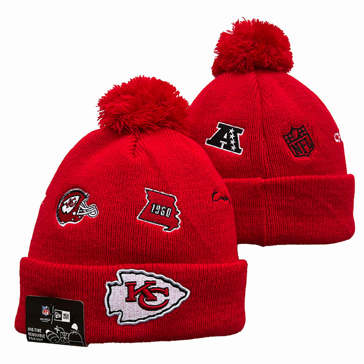 KANSAS CITY CHIEFS KNIT HAT