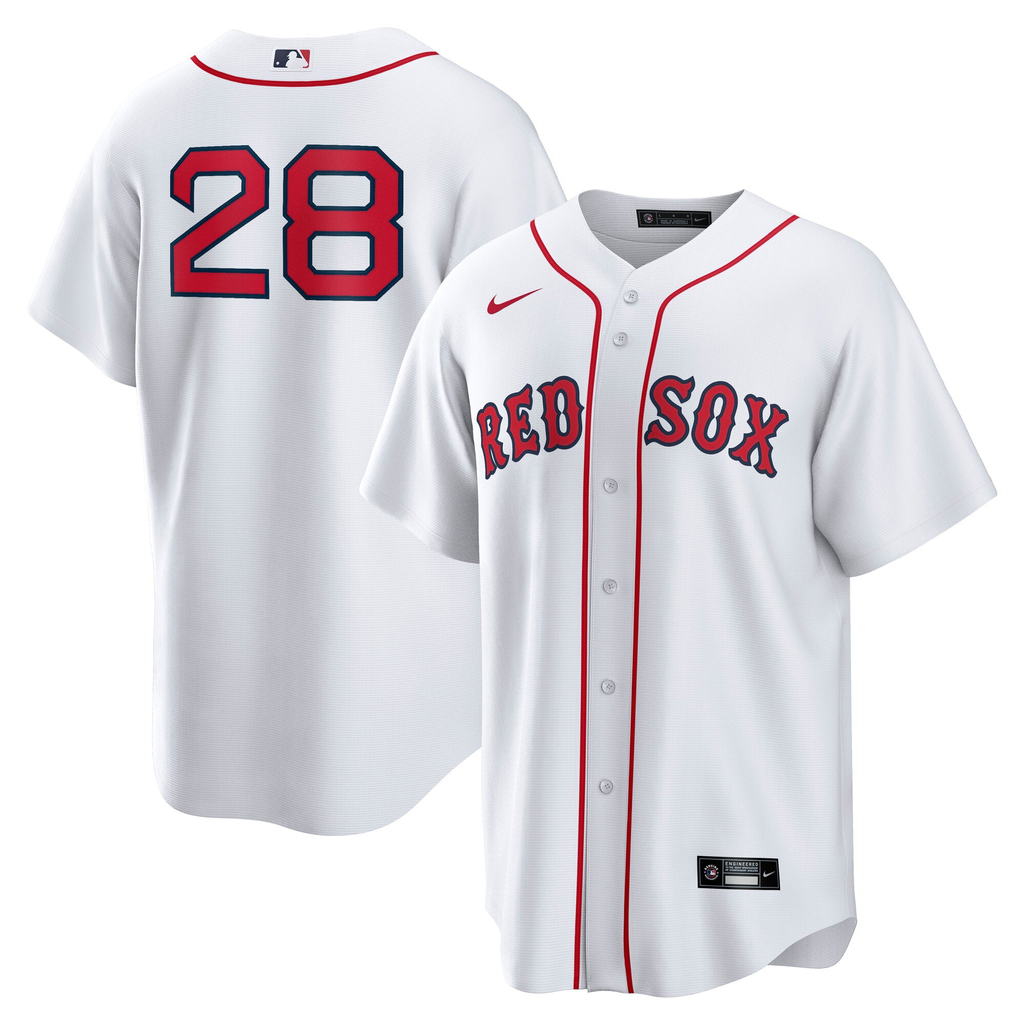 Kristian Campbell Boston Red Sox Nike Alternate Replica Jersey - Red/White