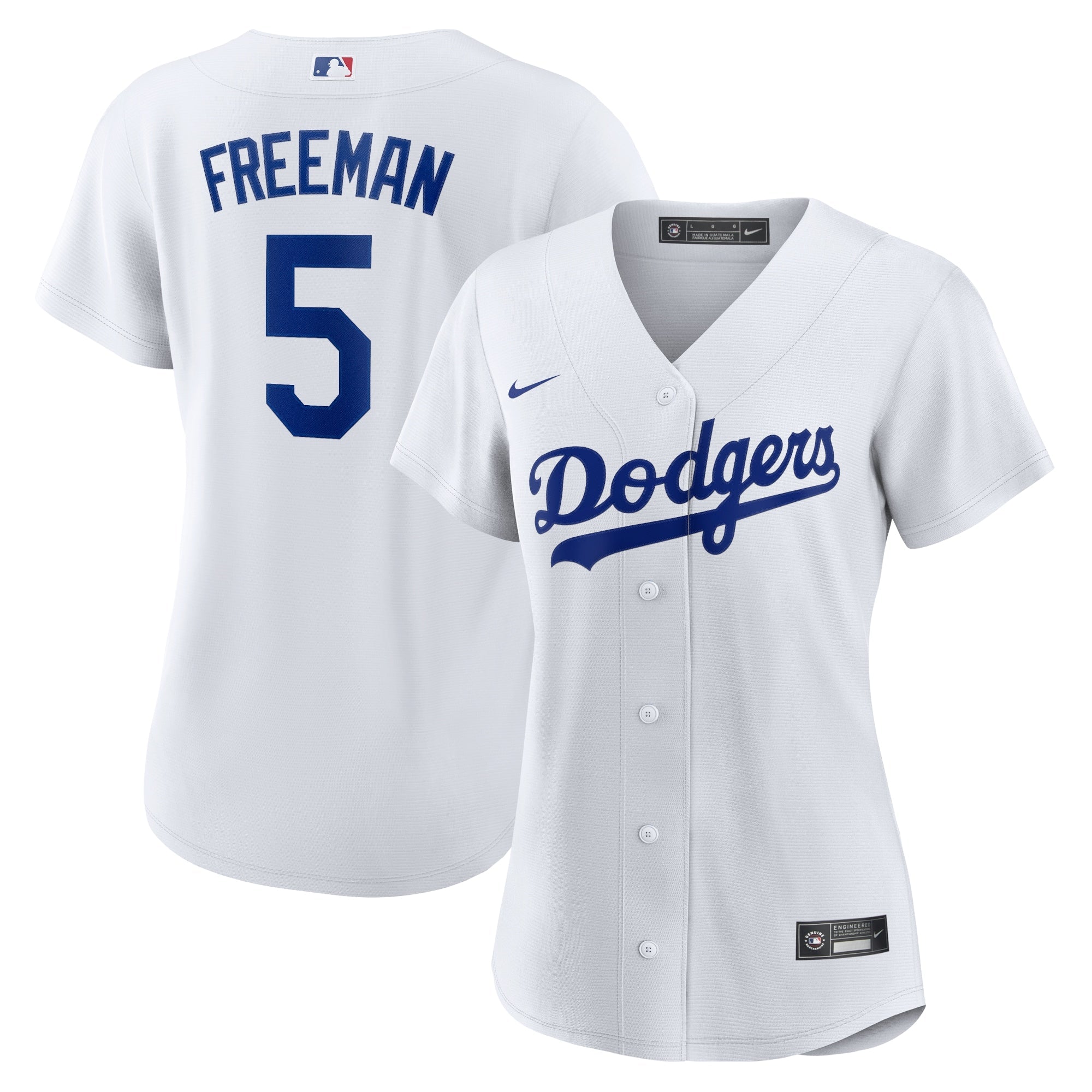 Freddie Freeman Los Angeles Dodgers Nike Women's Alternate Replica Player Jersey - Royal/White