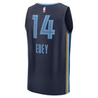 Zach Edey Memphis Grizzlies  2024 NBA Draft Fast Break Player Jersey - Icon Edition - Navy