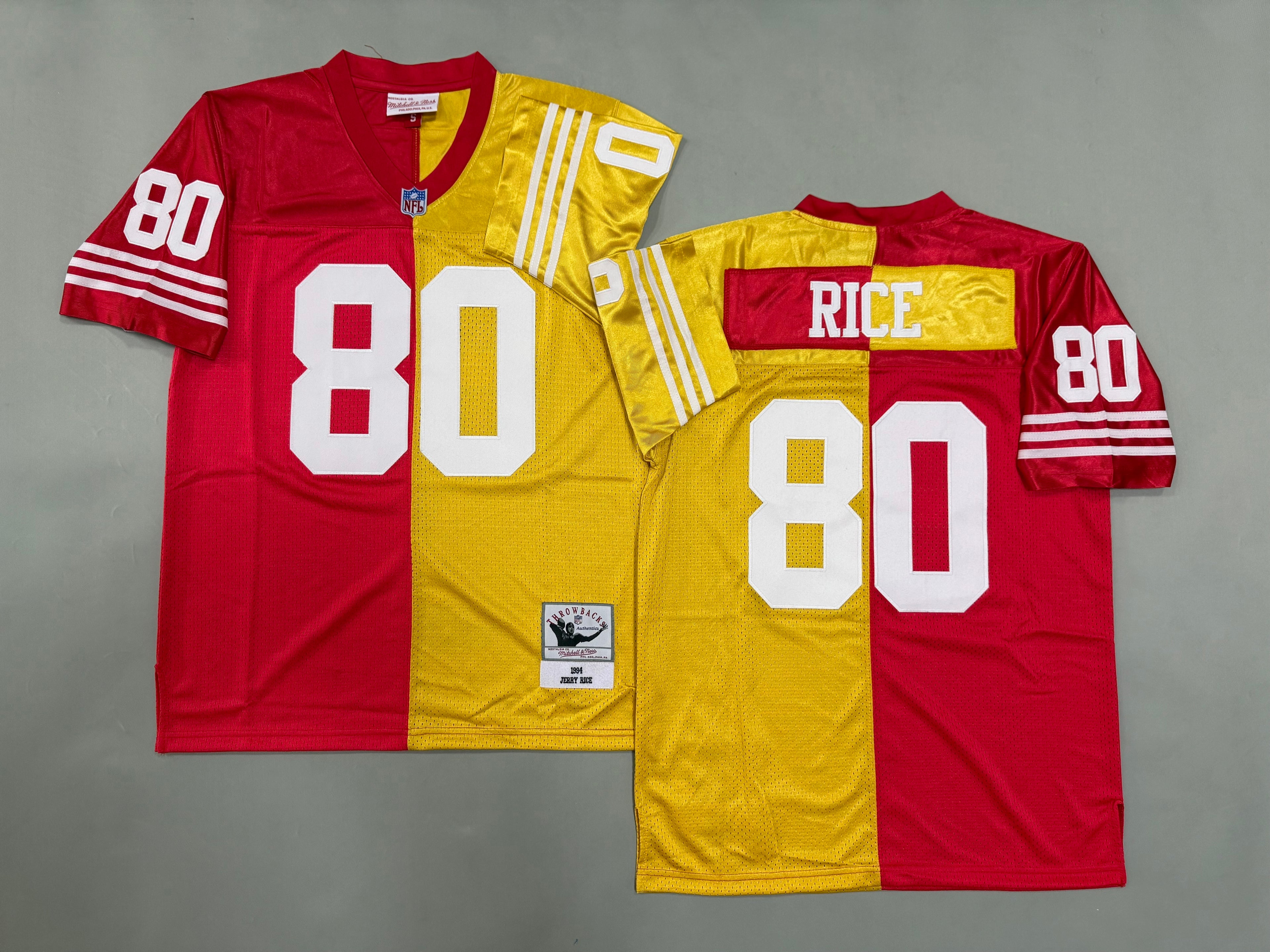 Jerry Rice San Francisco 49ers Authentic Aplit Throwback Retired Player Jersey