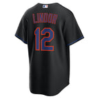 Francisco Lindor New York Mets Nike Alternate Replica Jersey - Black