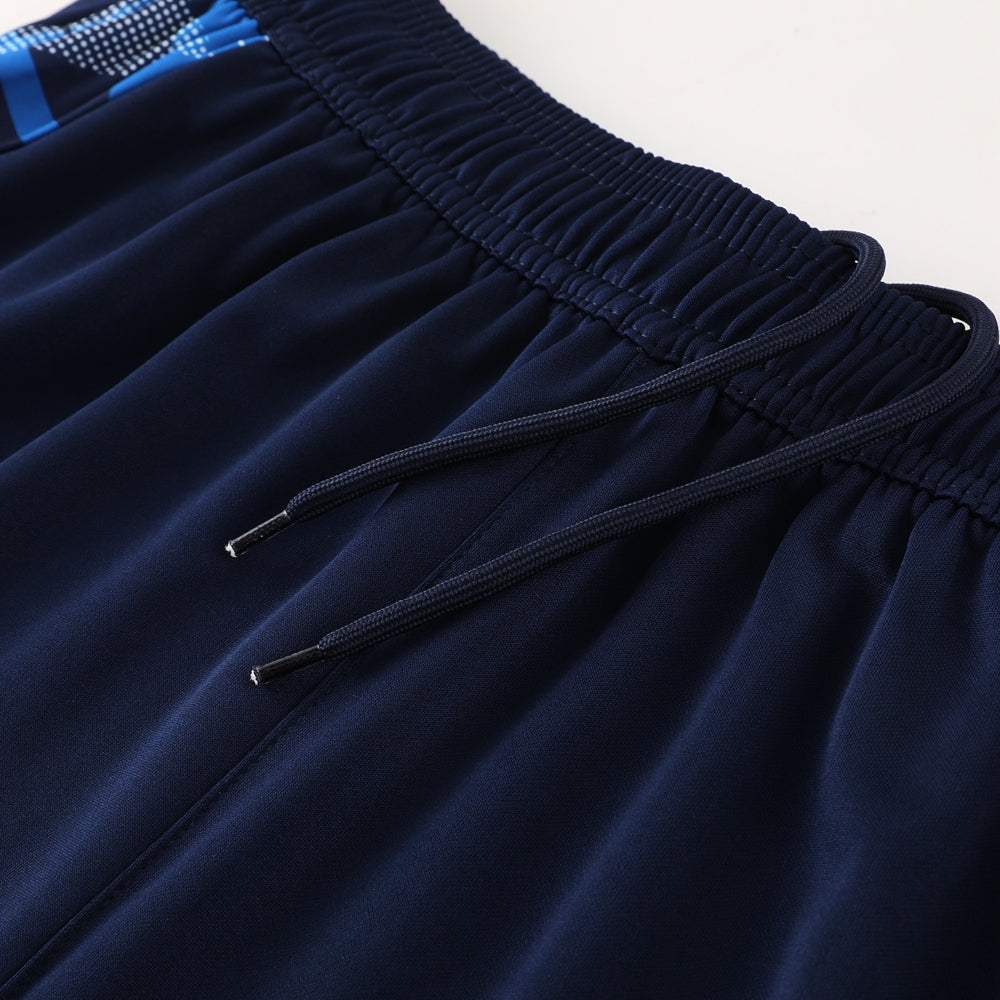 Adidas Short Sleeve Training Jersey Set - AD08- Black/Blue