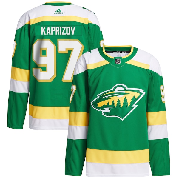 Kirill Kaprizov Minnesota Wild adidas 2023/24 Alternate Primegreen Authentic Player Jersey - Green