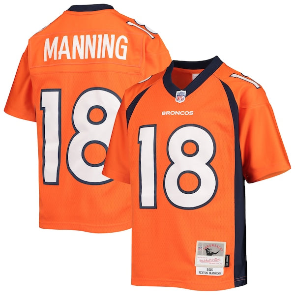 Peyton Manning Denver Broncos Youth 2015 Retired Player Legacy Jersey - Orange