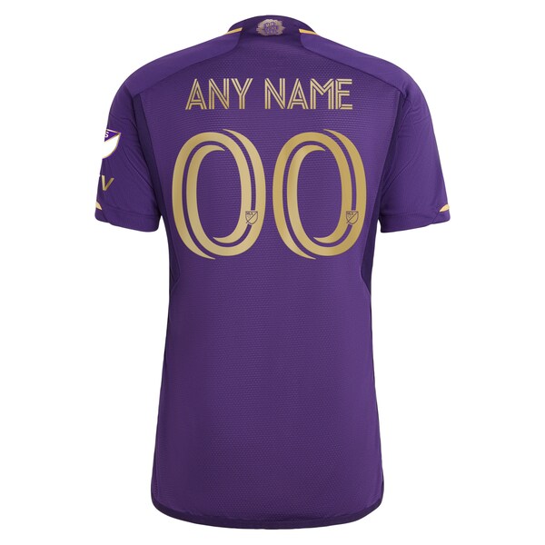 Orlando City SC adidas 2024 The Wall Kit Authentic Custom Jersey - Purple