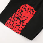 Puma Short Sleeve Training Jersey Set-PD02- Red/Black