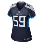 Kyron Johnson Tennessee Titans Nike Women's Team Game Jersey -  Navy