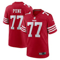 Dominick Puni San Francisco 49ers Nike Team Game Jersey -  Scarlet